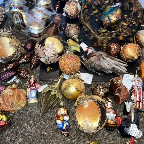 Huge Fall Ornaments Decor Lot - 71 Pieces Thanksgiving, Many New With Tags - Picture 13 of 15