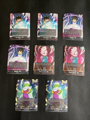 Dragon Ball Karten Lot: Son Goku: DA FS06-06 + Shin DA + Vegeta DA + Piccolo DA - Bild 1 von 4