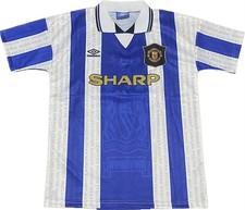 ERIC CANTONA 1994-96 MAN UNITED THIRD JERSEY BECKETT QR