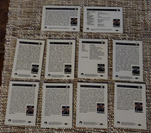 Star Trek 25th Anniv Trading Cards 1991 Kirk, Spock, Uhura, Bones Enterprise Lot - Bild 5 von 8