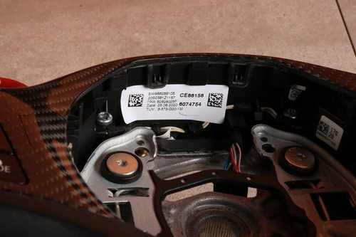 BMW M3 G80 G81 M4 G82 G83 VOLANTE M-POWER CARBONIO RISCALDATO PADDLE ASSISTANT - Foto 14 di 14