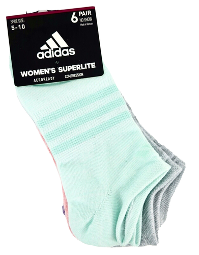 Adidas Kompressionsstrümpfe Superlite unsichtbar verschiedene Farben Damen Schuhgröße 5-10 - Bild 2 von 6