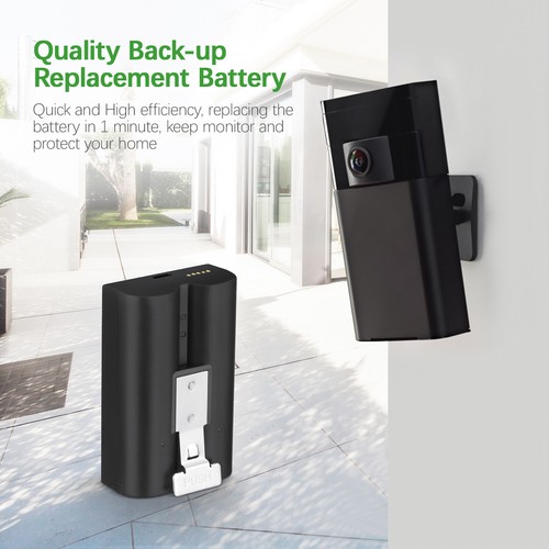 Rechargeable Battery Pack for Ring Video Doorbell 2 3 3+ 4 Spotlight Camera NEW - Picture 8 of 9