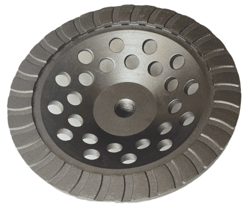 7 inch Vacuum Brazed Cup Wheel for for surface grinding and edge chamfering - Picture 2 of 5
