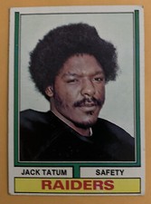 Jack Tatum Topps Card  #14 Raiders NFL