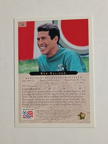 Upper Deck World Cup USA 94 Cards 1 to 250 - Picture 53 of 489
