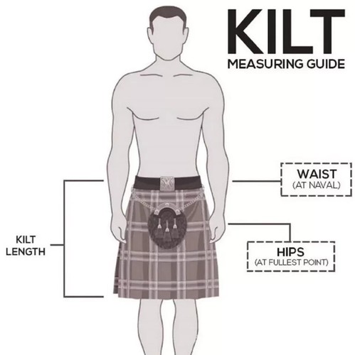 Mens Real Leather Pleated Kilt LARP with Cargo Pockets Scottish Utility Kilt - Picture 5 of 5