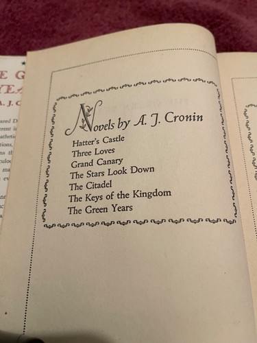 The Green Years - Hardcover By Cronin, A J - GOOD - Picture 5 of 11