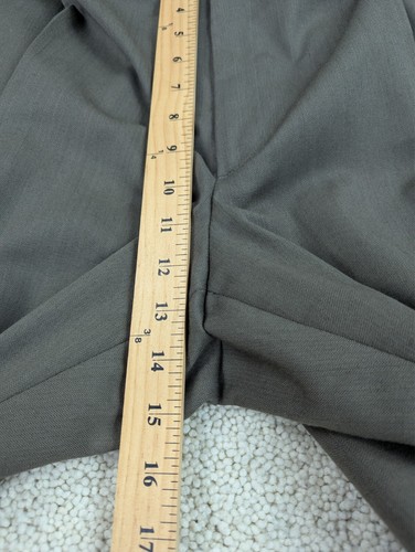 Conjunto de 2 piezas de chaqueta pantalones de lana tostada 48L 42x32 Statements Traje para hombre plisado de 2 botones - Imagen 16 de 21