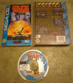 Sega Genesis/Sega CD +4 Games (3WW, Time Gal, Cobra Commd, Centurion) **TESTED**