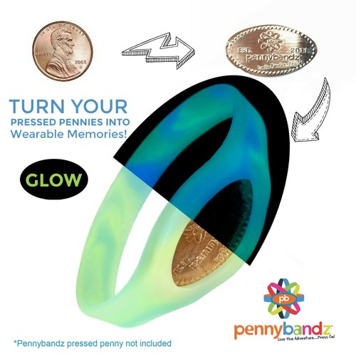Pennybandz® Pressed Penny Holding Souvenir Wristband for Elongated Coins - Youth - Picture 20 of 33