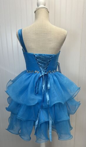 NWT Witness of Love One Shoulder Party Prom Dress Sz S - Picture 2 of 8