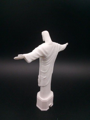 Figura impresa en 3D del Cristo Redentor Cristo Redentor estatua escultura elige color - Imagen 2 de 4