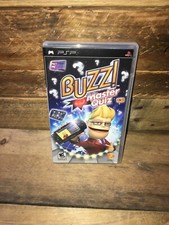 Buzz! Master Quiz (Sony PSP) Game, Case, & Booklet.