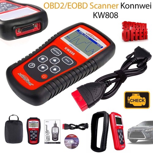 MAZDA 5 OBD2 Professionnel Voiture Diagnostic Code Lecteur Scanner Outil OBD KW808 UK - Photo 2 sur 10