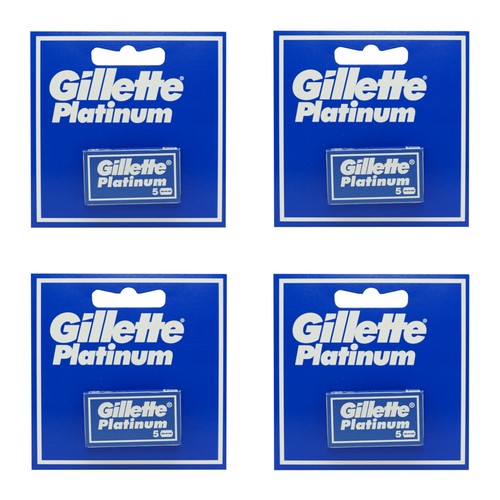Gillette Platinum Rasierklingen für Rasierhobel 5 bis 100 Stück - NEU - OVP - - Bild 5 von 7