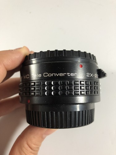 VIVITAR MC TELE CONVERTER 2x lens 2x-22 for OLYMPUS OM MOUNT camera w/case S2C2 - Picture 7 of 10