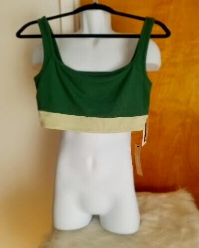 Bralette REFORMATION RISETTE ECOSTRETCH ROPA DEPORTIVA VERDE MEDIO/LIMÓN NUEVO CON ETIQUETAS - Imagen 6 de 9