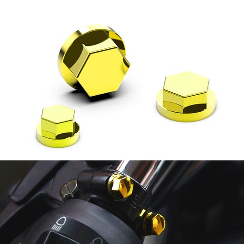 Accessories Motorcycle Screw Nut Bolt Cap Cover Plastic Chrome Plating Universal - Picture 7 of 18