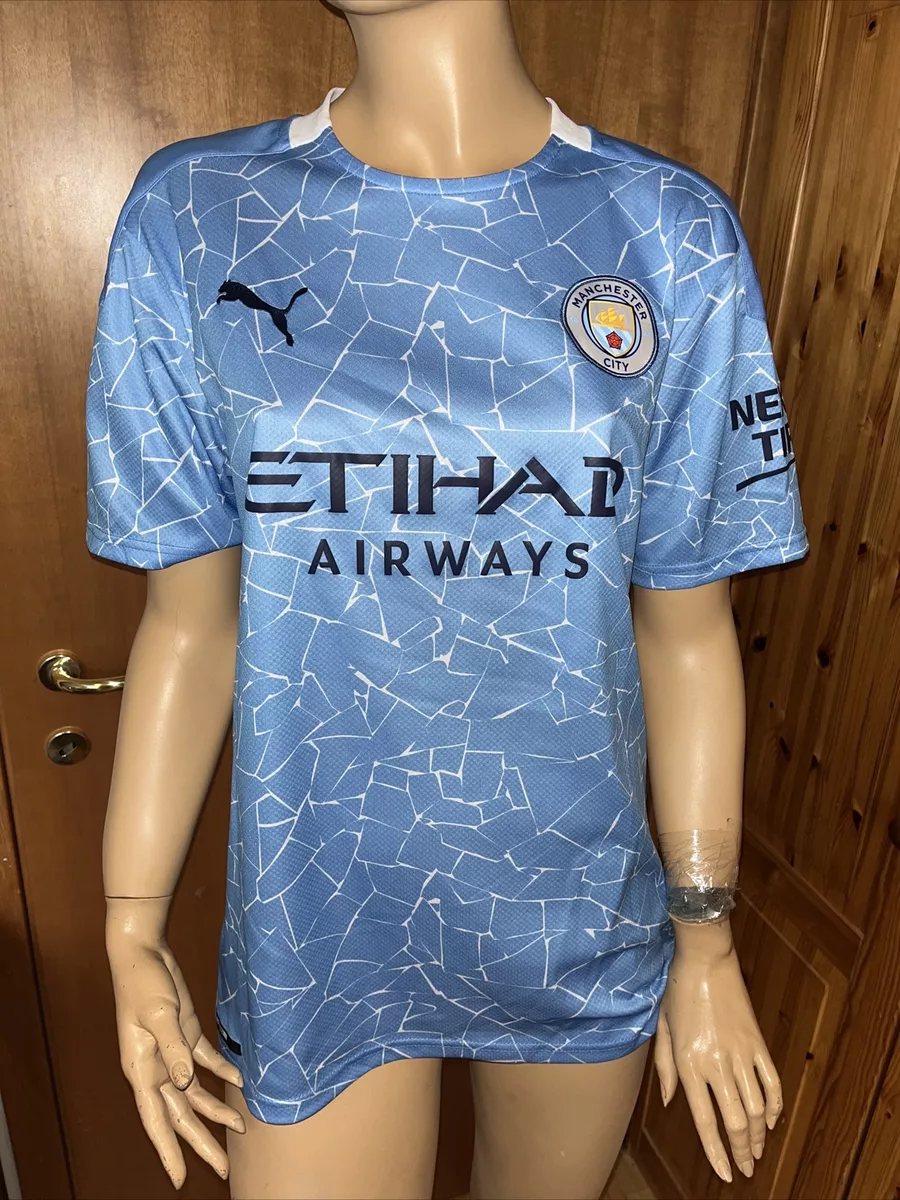 Puma Manchester City FC Authentic 20 21 Home Soccer Jersey Men s