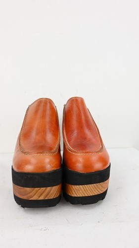 Vintage Destroy "Naranja" platform clogs in caramello/black size EU40/US9 - Picture 7 of 12