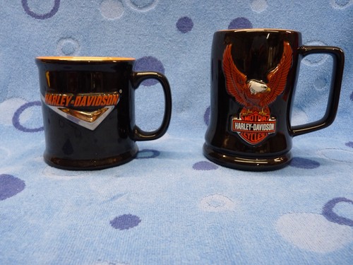 Harley Davidson Beer Mug / Coffee Cup 3D Eagle & Shield Logo - Picture 1 of 7
