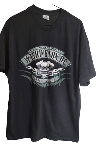 Men's XL Washington DC May 27-30 2011 Memorial Day 1st Annual Motorcycle Rally - Picture 1 of 4