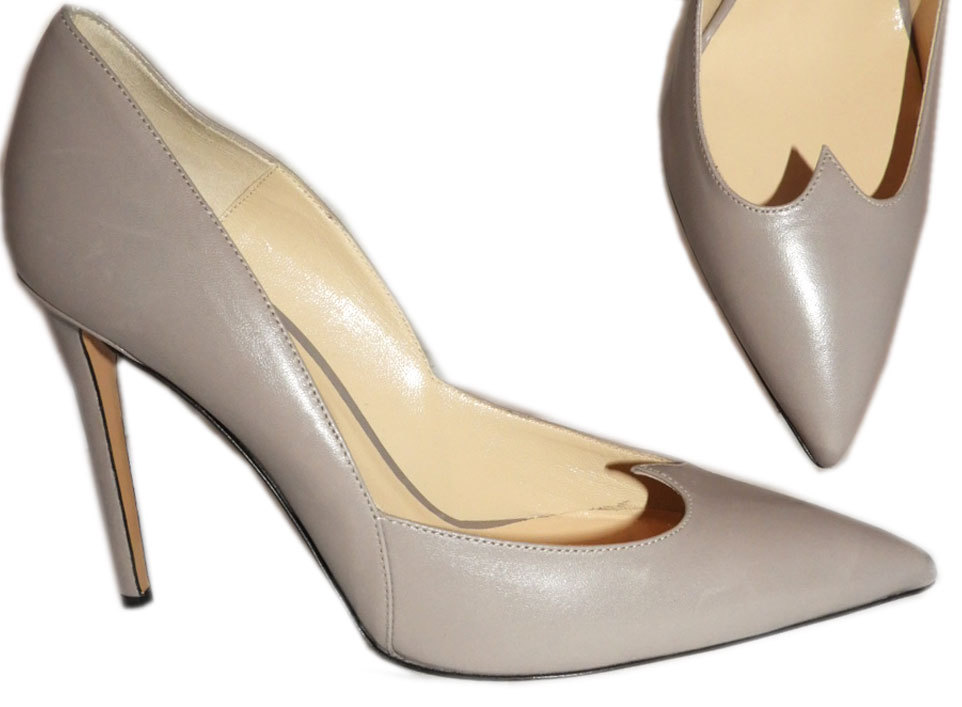 bruno magli taupe coupé pompes l'orteil pointu des talons de chaussures 39 - 8 bruno magli taupe taupe taupe coupé pompes l'orteil pointu des talons de chaussures 39 - 8 6a3fa1