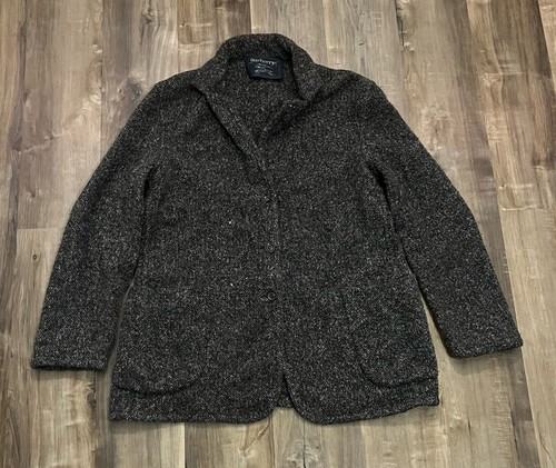 Vintage Burberrys Damen Blazer Medium? 3 Knöpfe Braun Reine Wolle Made In Italy