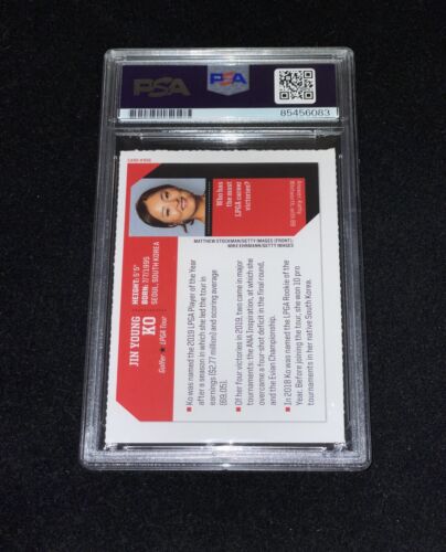 Jin Young Ko Signed 2020 Sports Illustrated For Kids Card PSA Slabbed RC Golf - Picture 2 of 2