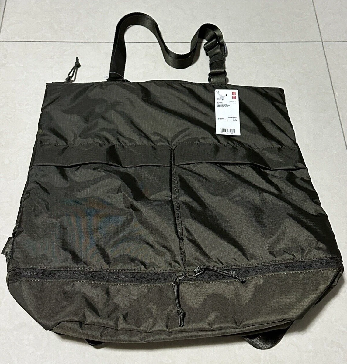 Uniqlo Utility 2-Way Bag OLIVE | eBay