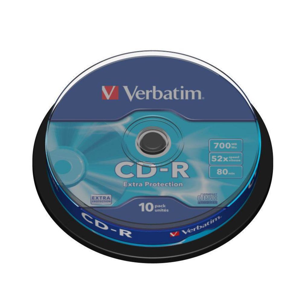 10-кратный дословный CD-R Rohlinge объемом 700 МБ, 52-кратный Schreiben Spindel/Cakebox