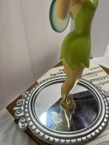 DISNEY 2007 TINKERBELL ON MIRROR GROSSE SPIELUHR GROSSFIGUR fehlt RAR - Bild 5 von 22