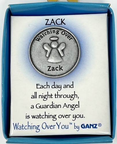 Watching Over You Guardian Angel Keepsake Token Coin By GANZ - Picture 13 of 13