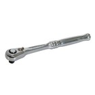 King Dick Full Chrome Reversible Ratchet SD 60 Teeth 1/4"