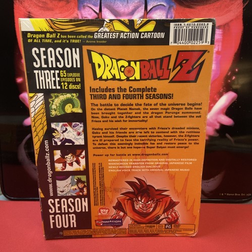 DragonBall Z Season 3 & 4 - DVD TV Three Four Dragon Ball Remastered NEW Sealed - Bild 2 von 4