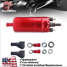 125PSI Walbro External Inline Fuel Pump Electric High Pressure Universal RED US