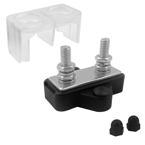 Battery Power Distribution Block Positive Negative Bus Bar with Cover M6 M8 - Picture 31 of 32