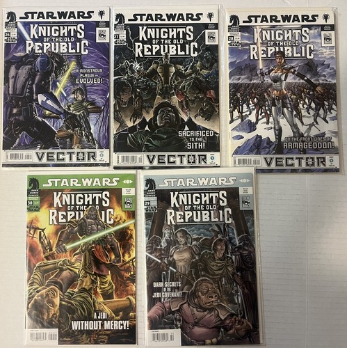 Knights Of The Old Republic #26, 27, 28, 29, 30. High Grade VF To NM. Dark Horse