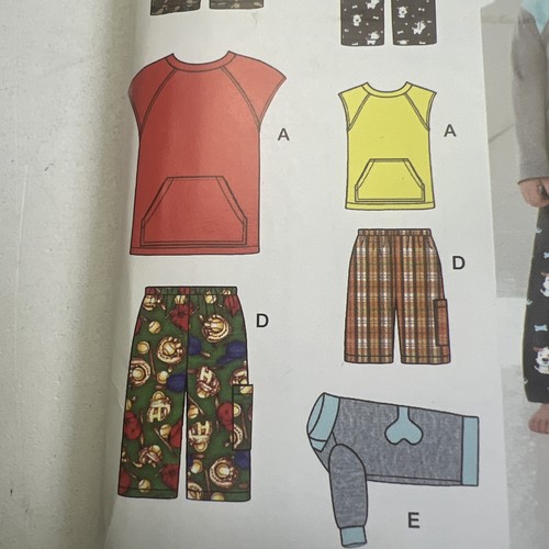 Simplicity 2318 Sewing Pattern Men Boy Dog Pajamas PJs Size A Sm Med Lg XL Uncut - Picture 3 of 8
