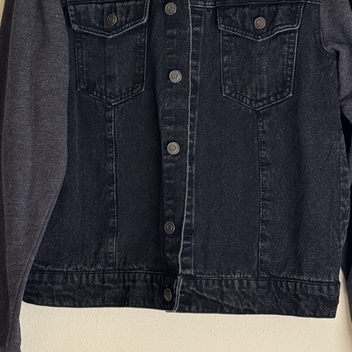 AC/DC Jeansjacke schwarz Herren Größe Small hinten in schwarz Rock Band 1980 Tour - Bild 4 von 11