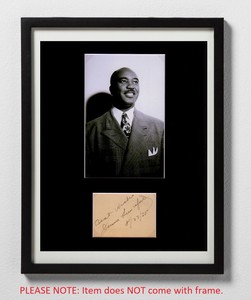 Jimmie-Lunceford-Autographed-Mat-Piece-African-American-Jazz-Icon-Swing-Music