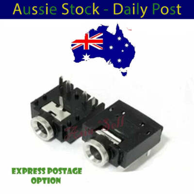 5pcs PJ-307 5 Pin PCB Mount Female 3.5mm Stereo Jack Socket Connector