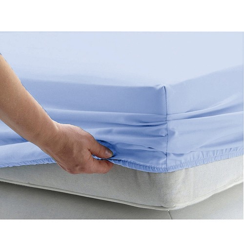 Solid Egyptian Cotton Awesome Deep Wall Fitted Sheet+2 Pillow Case AU Queen - Foto 98 di 132