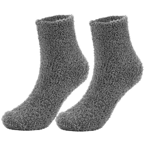 Women Fuzzy Socks Autumn Winter Warm Fuzzy Slipper Socks Bed Socks Size 8-12 - Picture 12 of 22