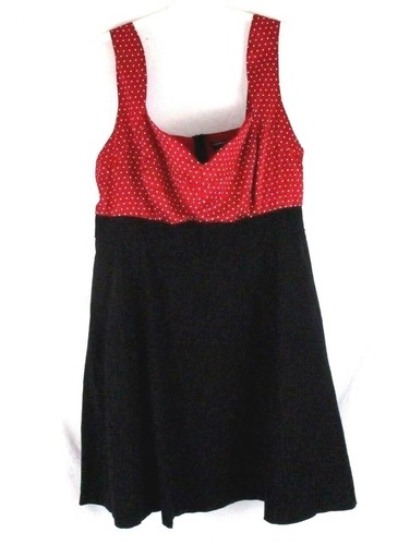 Torrid Fit \u0026 Flare Dress Sz 26 Red 