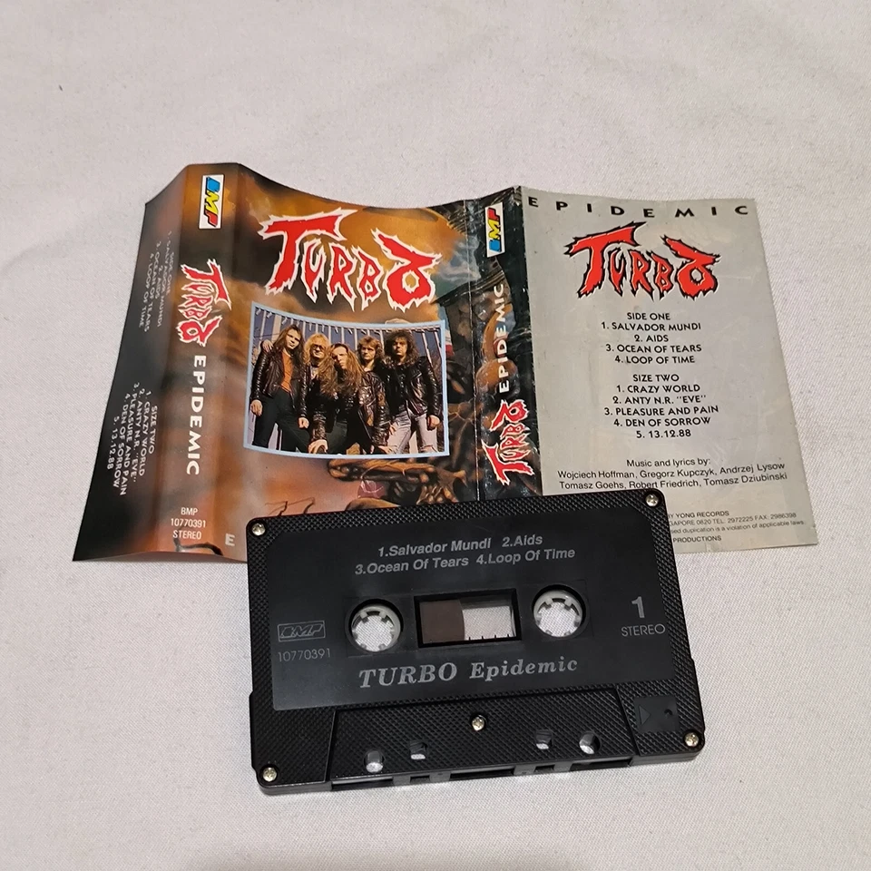 Turbo – Epidemic 1990  original singapore tapes thrash metal  rare - Image 2 of 4