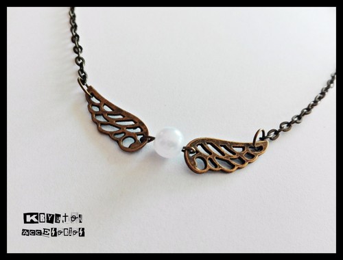Collar Bronce SNITCH Colgante Alas Quidditch HARRY POTTER Complemento - Imagen 3 de 3