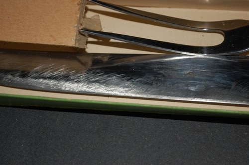 Vintage Robinson Knife Co. Elkhorn 2 Stück Tranchierset Edelstahl USA - Bild 5 von 9