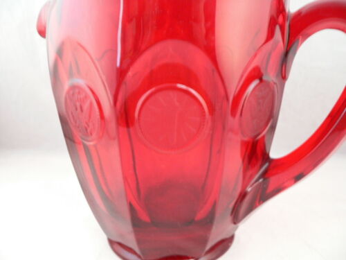 FOSTORIA COIN GLASS-----RUBY PITCHER #1372/453 - Picture 3 of 8